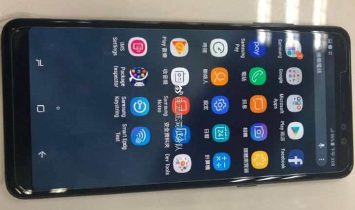 หลุดภาพตัวเครื่องจริงของ Samsung Galaxy A8+(2018) มือถือไร้กรอบจอใหญ่ ที่ดูดี