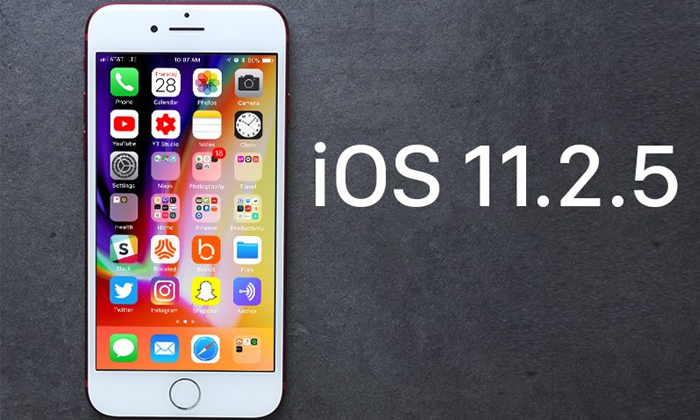 Apple ปล่อย iOS 11.2.5 ให้อัปเดทแล้ว