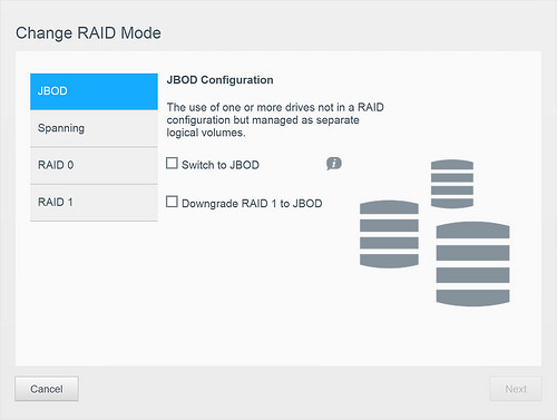 WD My Cloud EX2100 - RAID Mode