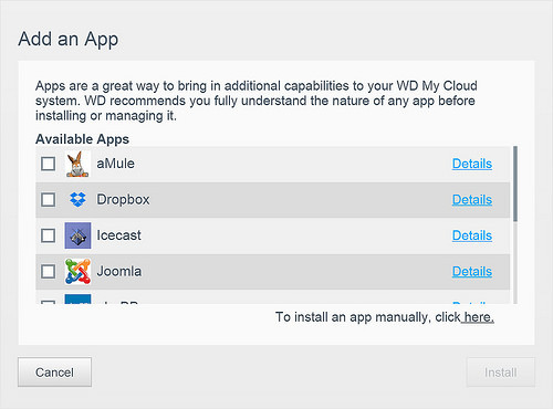 WD My Cloud EX2100 - App Store