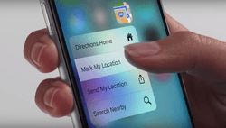 รู้จัก 3D Touch ของ iPhone 6s/6s Plus