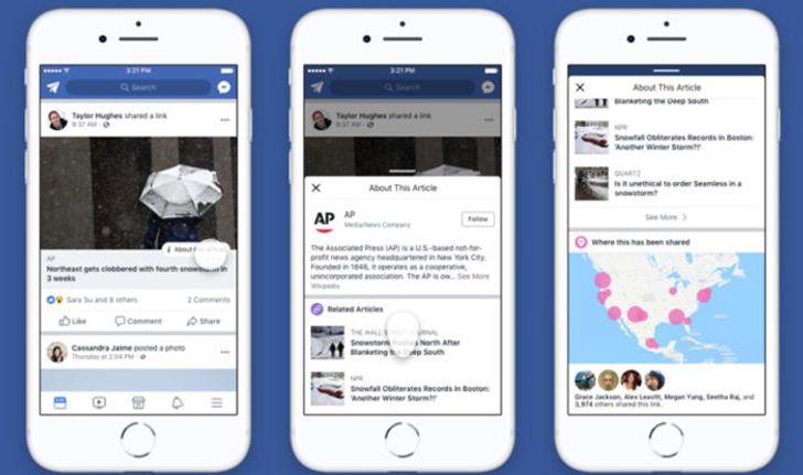 Facebook เตรียมปรับ News Feed ใหม่ แสดงข้อมูลผู้เขียนบทความ / ข่าวมากขึ้น ป้องกันการแชร์ข่าวปลอม