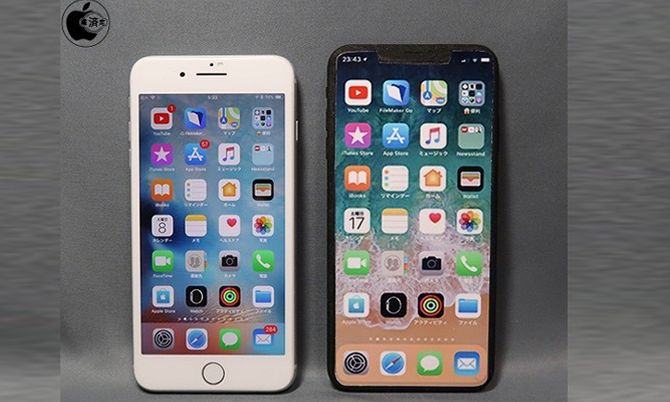 ชมภาพ iPhone X Plus จอ 6.5 นิ้ว ขนาดเท่า iPhone 8 Plus พร้อมกับ iOS12 และมีระบบสแกนใบหน้า