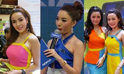 ชมภาพพริ้ตตี้สาว เด็ดๆ ที่หาชมได้ภายในงาน Thailand Mobile Expo 2018 Hi-End