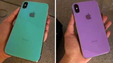 ไปไงมาไง! ภาพหลุดไม่ยืนยัน iPhone XS สีม่วงและสีเขียว