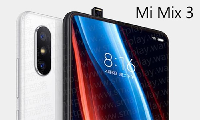 "Xiaomi Mi Mix 3" หลุดภาพเรนเดอร์ มาพร้อมการพลิกโฉมด้วยจอไร้ขอบไร้รอยบาก