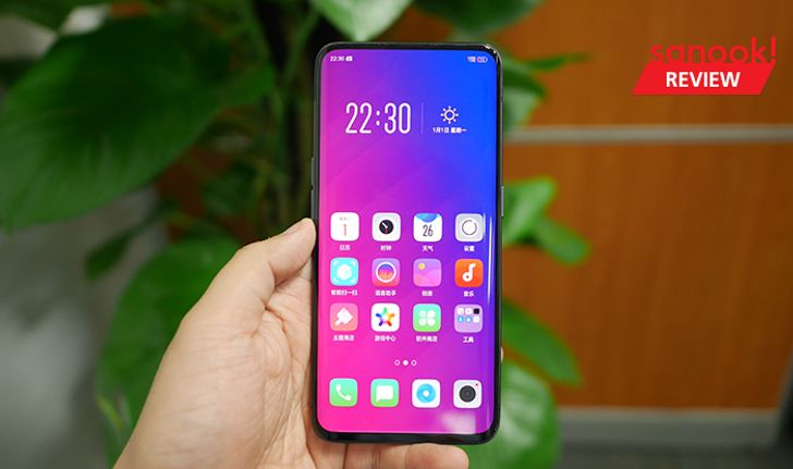 [Hands On] จับสัมผัส "OPPO Find X" มือถือสุดล้ำจอเต็ม กล้องขึ้นลงไฟฟ้า สแกนใบหน้าเหมือน iPhone X