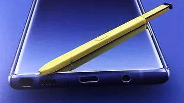 หลุด! โปสเตอร์โปรโมต "Samsung Galaxy Note 9"  เผยตัวเครื่องสีน้ำเงิน S Pen สีเหลือง