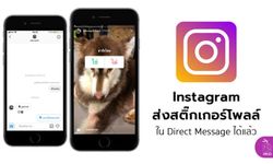 Instagram ให้ผู้ใช้ส่งสติ๊กเกอร์โพลล์ผ่าน Direct Message ได้แล้ว