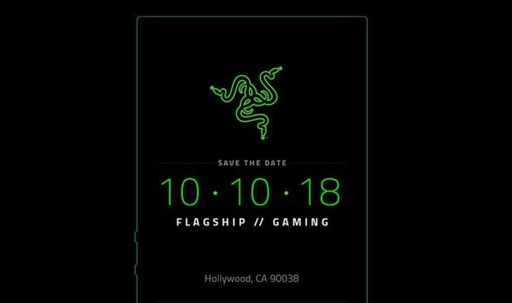 Razer เตรียมเปิดตัวเรือธงเน้นเล่นเกม Razer Phone 2 ในวันที่ 10 ตุลาคมนี้