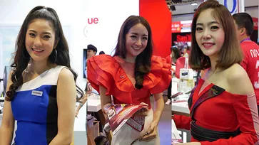 ชมภาพพริตตี้งามๆ ที่หาชมได้ภายในงาน "Thailand Mobile Expo 2018" ปลายปีนี้