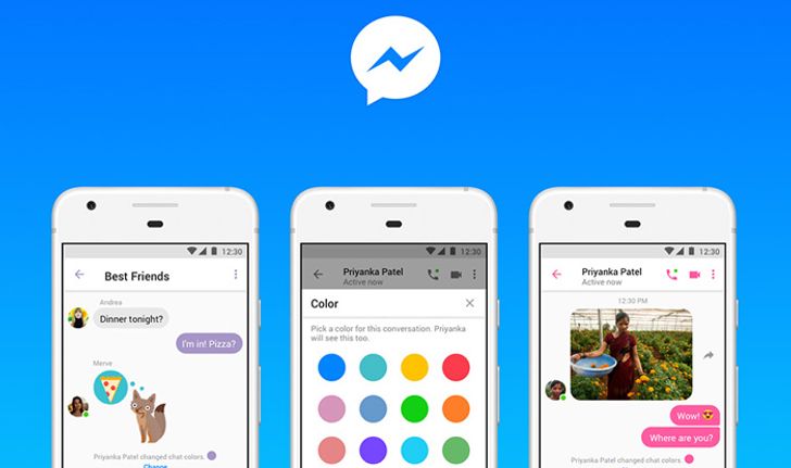 "Messenger Lite" เพิ่มการเปลี่ยนสีสันและการแสดงผล "GIF Animation"