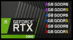 จะเยอะไปไหน เผยสเปค NVIDIA GeForce RTX 2060 ที่ซอยรุ่นตามหน่วยความจำมากถึง 6 แบบ