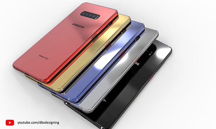 ชมภาพ Render ของ "Samsung Galaxy S10" และ "S10+" ที่สวยงามเพิ่มเติมคือสีสันจัดจ้าน