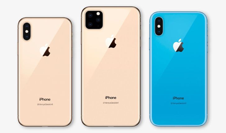 เผยภาพเรนเดอร์ iPhone กล้องสามตัวและ iPhone XR รุ่นที่ 2