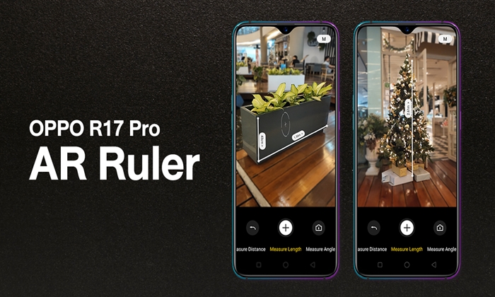 ฟีเจอร์ใหม่กำลังมา! OPPO R17 Pro สามารถใช้ AR Ruler วัดขนาดวัตถุได้