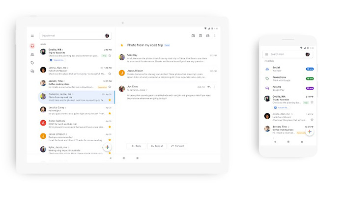 "Gmail" สำหรับ iOS และ Android เปลี่ยนดีไซน์ใหม่เป็นแบบ Materal  เหมือนกับ บริการอื่นๆ
