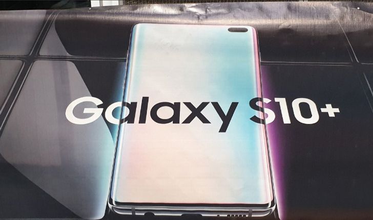 หลุดป้ายโฆษณา ของ "Samsung Galaxy S10+" ก่อนการเปิดตัว สัปดาห์หน้า