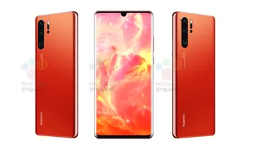 หลุด Huawei P30 Pro สีแดง “Sunrise Red” และ P30 จะมีช่องเสียบหูฟัง 3.5 มม. ด้วย