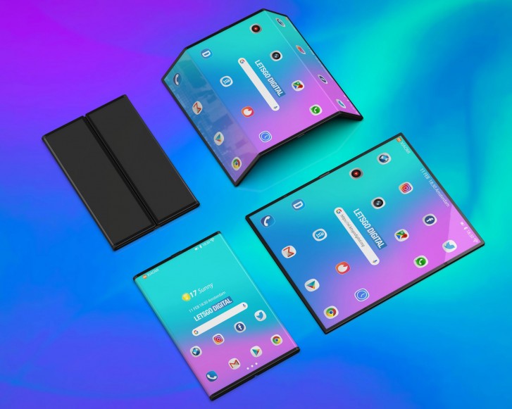 โทรศัพท์มือถือ Galaxy Fold Huawei Mate X Mi Fold Mi Flex