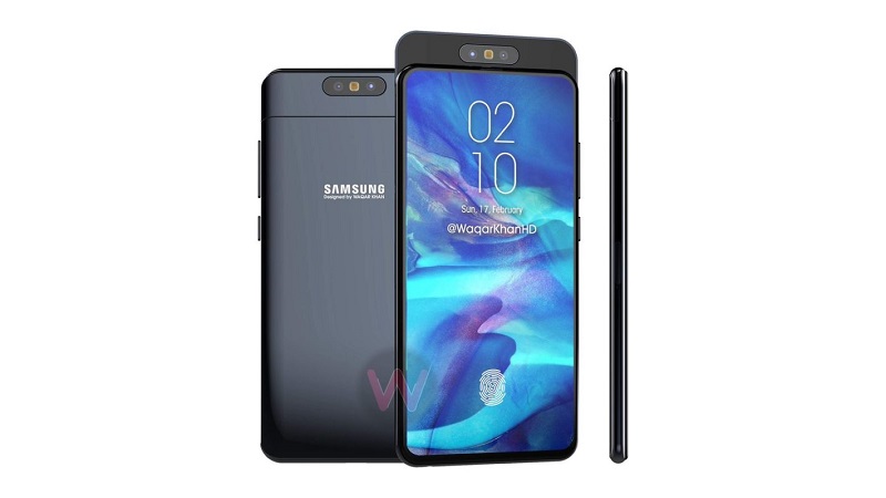 หลุดสเปค Samsung Galaxy A90 กล้องสไลด์ 48 ล้านพิกเซล, จอ 6.7 นิ้ว