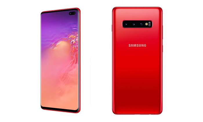 หลุดภาพ Samsung Galaxy S10 / S10+ สีแดงสด Cardinal Red ก่อนเปิดตัวเร็วๆ นี้