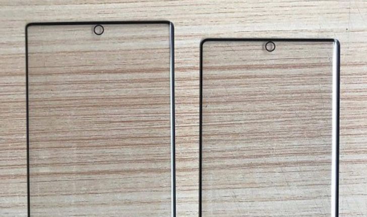 เผยโฉมกระจกกันรอยด้านหน้าของ Samsung Galaxy Note 10 พบเจาะรูไว้ตรงกลางทั้งคู่