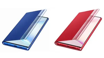 ชมภาพใหม่ของเคส Samsung Galaxy Note 10 ที่จะมาพร้อมกับสี Aura Red และ Aura Blue