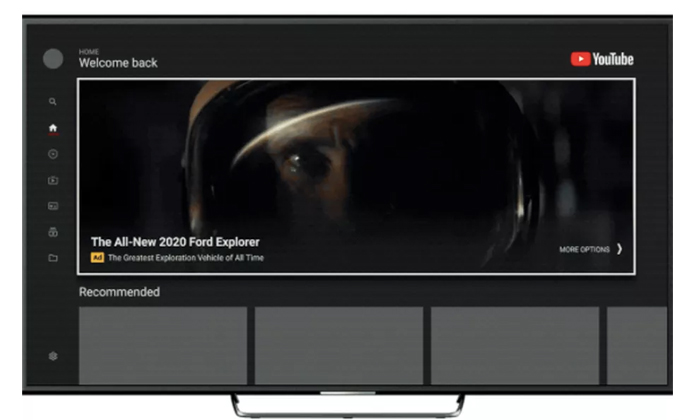 YouTube ประกาศแสดงป้ายโฆษณาขนาดใหญ่บนแอป TV ที่เปิดชมบนสมาร์ตทีวี จะใหญ่ไปมั้ย!