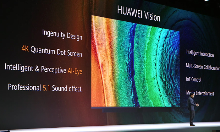 เปิดตัว Huawei Vision สมาร์ตทีวีความละเอียด 4K อัดแน่นด้วยพลังแห่ง AI
