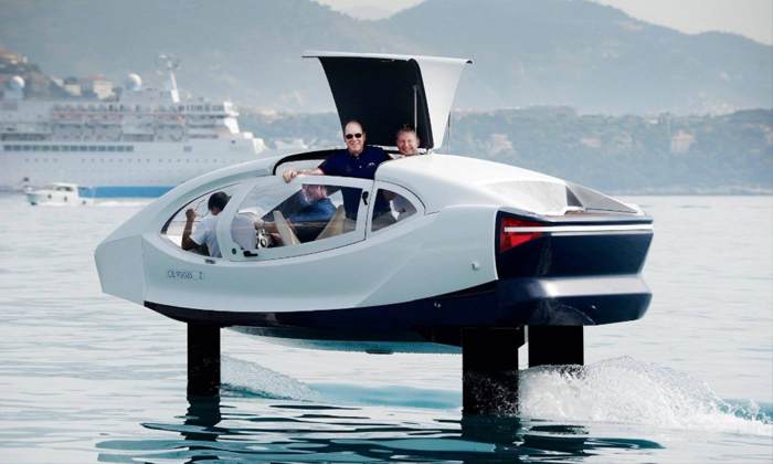 SeaBubbles เรือยนต์ระบบไฟฟ้าไฮโดรฟอยล์ สัญจรเส้นทางน้ำในเมือง