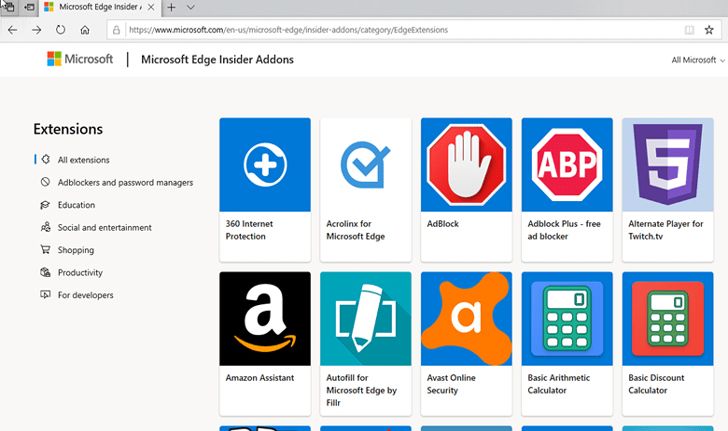 ในที่สุดพี่ก็มา Microsoft Edge มีเพจสำหรับติดตั้งส่วนขยายหรือ Extension แล้ว!