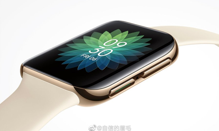 คอนเฟิร์ม "OPPO Watch" มาพร้อมหน้าจอกระจกโค้งแบบ 3D มาพร้อมแรงบันดาลใจจาก Apple Watch