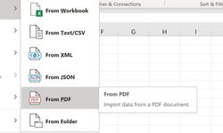 ข่าวดี Microsoft Excel รองรับการนำเข้า File PDF ไปแสดงผลเป็นใน Excel แล้ว 