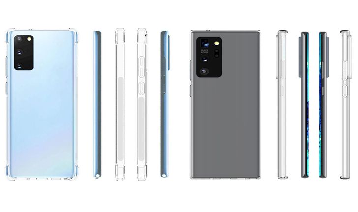 เผยภาพ Render ของเคส Samsung Galaxy Note 20 และ Note 20+ ที่ยังเห็นส่วนโค้งของหน้าจออยู่