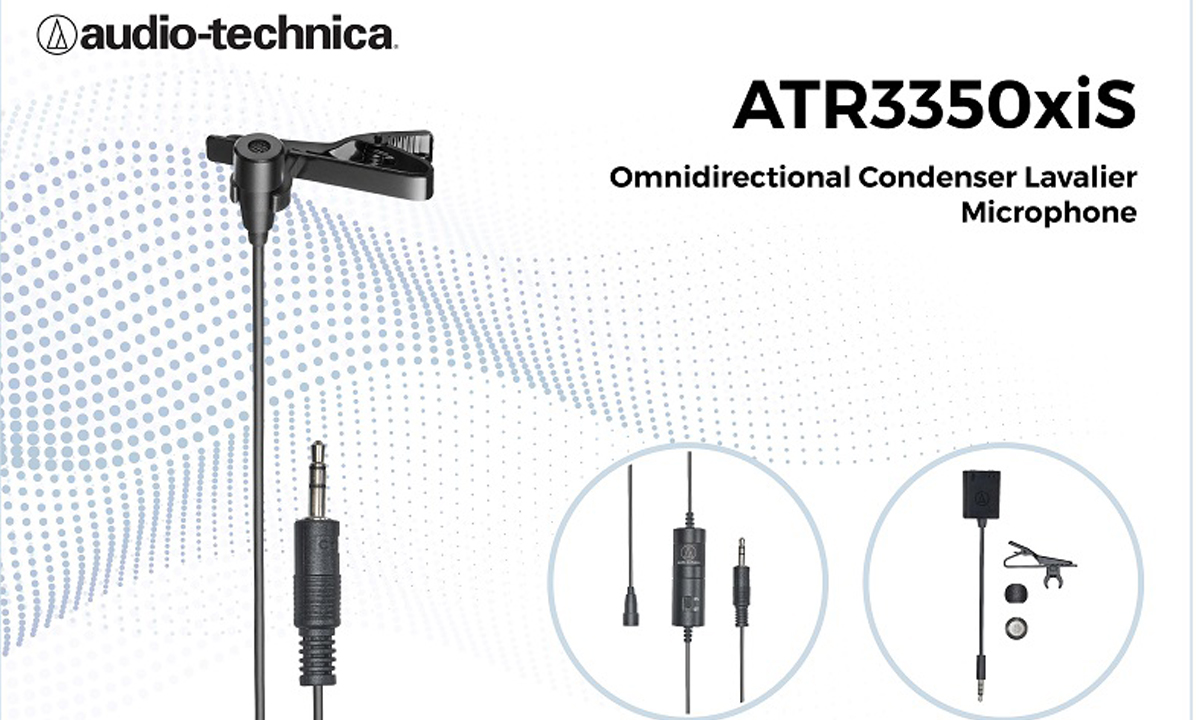 RTB เปิดตัว Audio-technica ATR3350xiS ไมโครโฟนติดปกเนื้อ ที่มาพร้อมกับการบันทึกเสียงได้รอบทิศ 