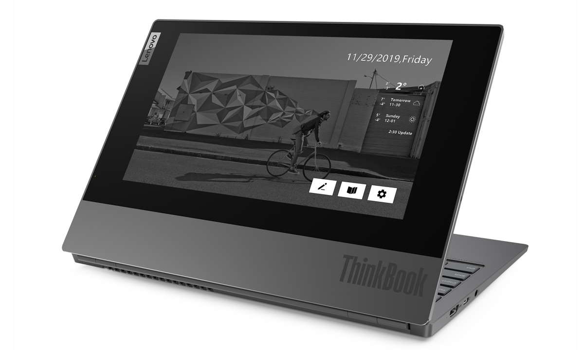 Lenovo เปิดตัว Thinkbook Plus คอมพิวเตอร์แบบ Multi Tasking พร้อมหน้าจอ e-ink สลับการทำงานได้ลงตัว