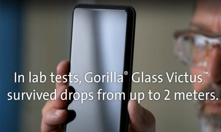 Corning เปิดตัวกระจก Gorilla Glass Victus  ตกจากที่สูงได้ 2 เมตร, กันรอยขีดข่วนได้ดีขึ้น 2 เท่า