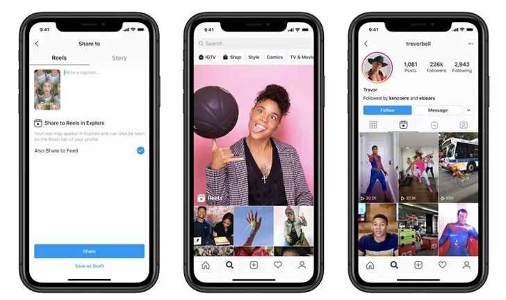 Instagram เปิดตัว "Reels" ฟีเจอร์คลิปสั้น 15 วินาทีที่ลอกมาจาก TikTok เป๊ะ