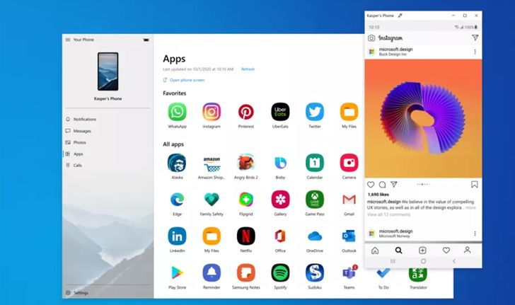 เจ๋ง! Microsoft เปิดให้ผู้ใช้งานรันแอป Android บน Windows 10 ผ่านโปรแกรม Your Phone