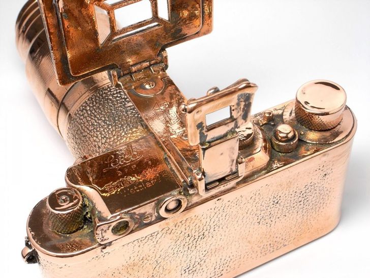 copper-plated Leica 