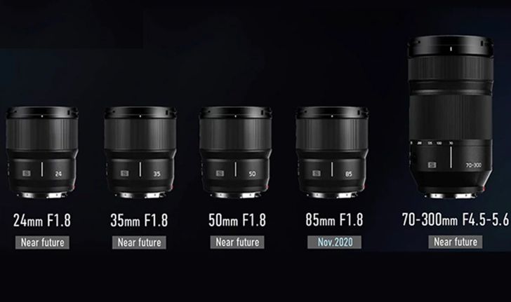 Panasonic เปิดตัวเลนส์ไวแสง 24, 35, 50 และ 85mm F/1.8 สำหรับกล้อง L-mount