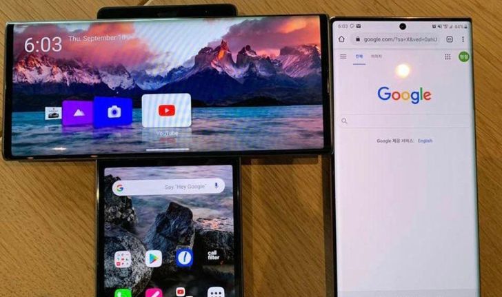 ชมภาพจริงของ LG Wing มือถือที่ปรับจอเป็นแนวนอนได้ง่าย พร้อม UI ที่ออกแบบพิเศษเฉพาะรุ่นนี้