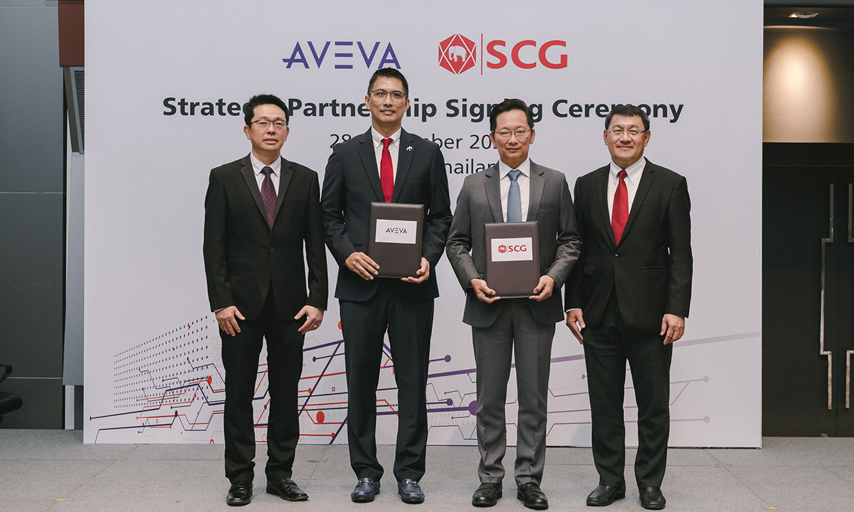 AVEVA และ SCG แถลงความร่วมมือด้านกลยุทธ์เพื่อสร้าง “Digital Reliability Platform”