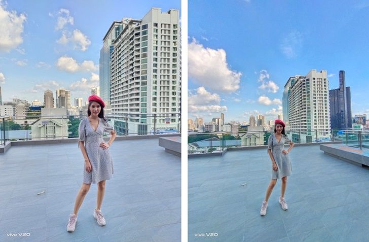 Vivo V20 เลนส์ Wide Angle