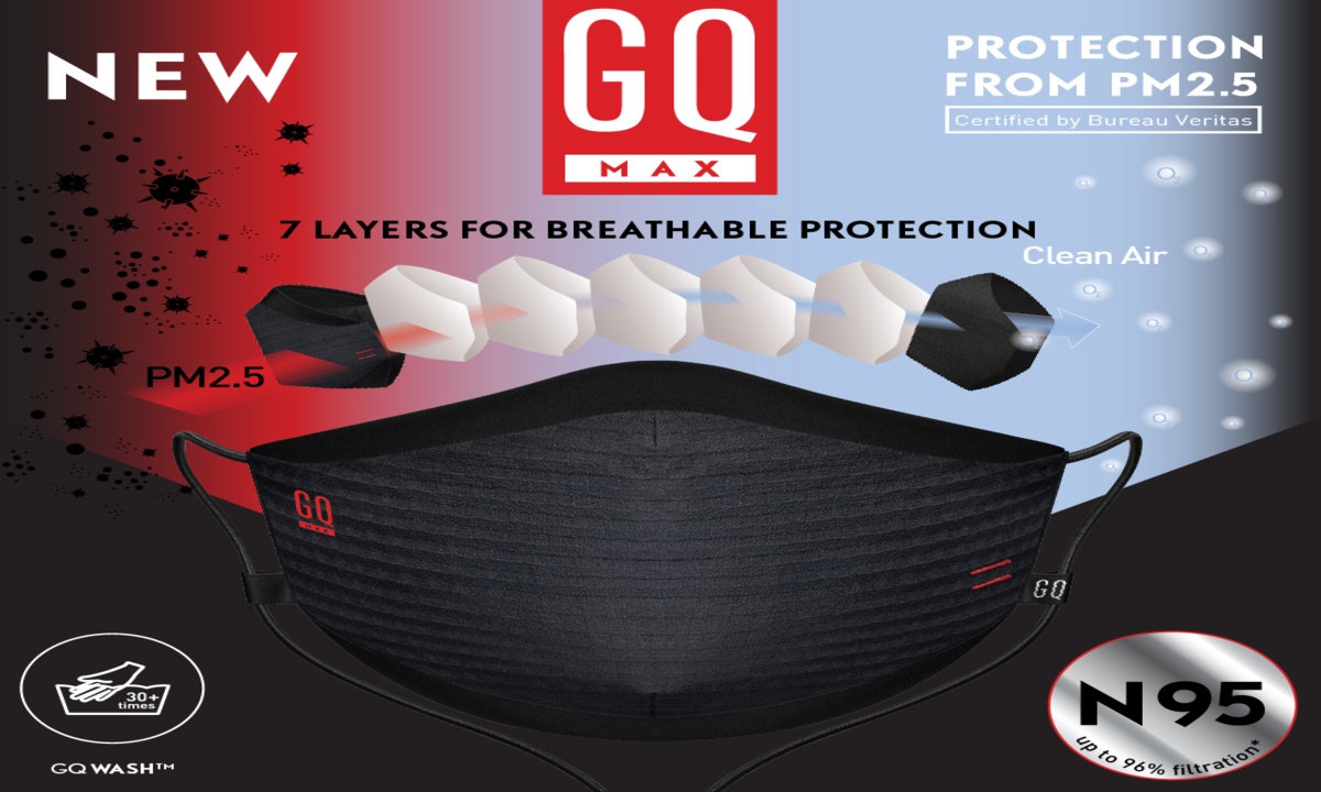 GQ ออก GQMax™ Mask หน้ากากผ้ากันฝุ่น PM 2.5 ชูฟังก์ชั่น ย้ำภาพลักษณ์หน้ากากผ้าอันดับ 1 ในไทย