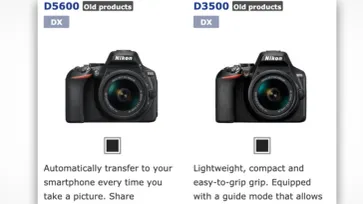 เหมือนจะไม่ได้ไปต่อ Nikon ระบุกล้อง DSLR D3500 และ D5600 เป็น old product คาดยุติการผลิตแล้ว