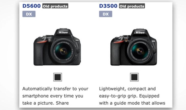 เหมือนจะไม่ได้ไปต่อ Nikon ระบุกล้อง DSLR D3500 และ D5600 เป็น old product คาดยุติการผลิตแล้ว