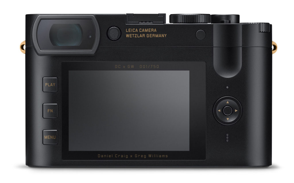Leica Q2 Daniel Craig x Greg Williams Limited Edition