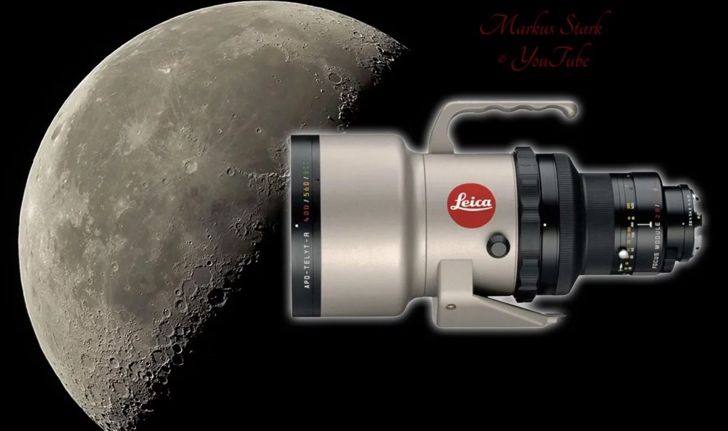 อย่างคม ภาพวิดีโอดวงจันทร์ที่ถ่ายด้วยเลนส์ Leica APO-Telyt-R 400mm f/2.8